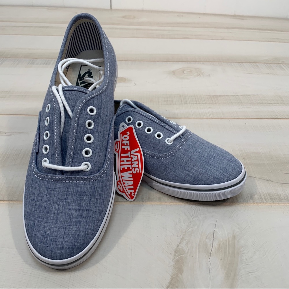 Van’s Off The Wall Blue Lace Up Sneakers 9 - Picture 3 of 10